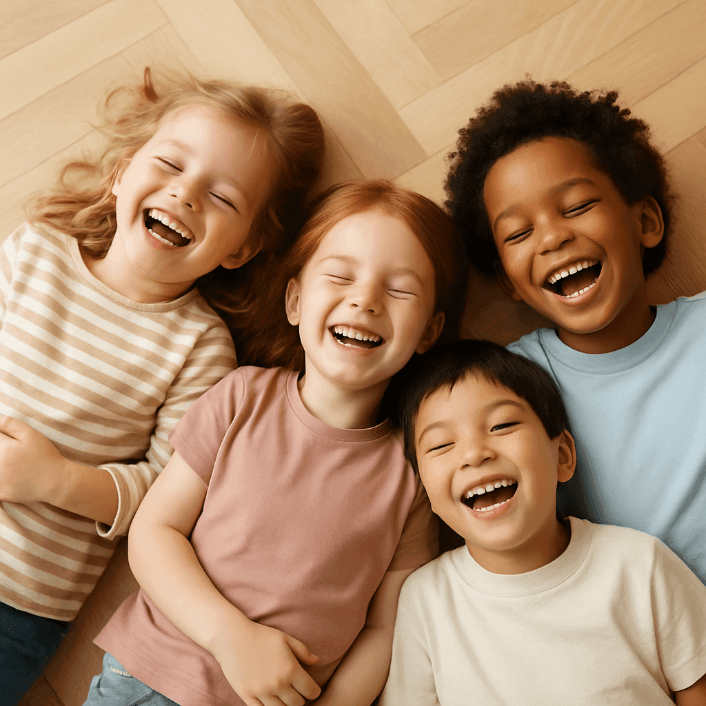 Śmiejące się dzieci